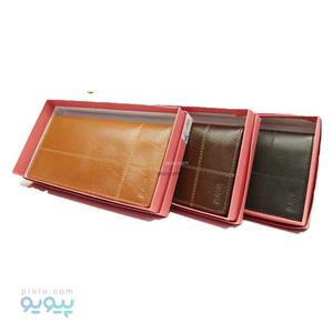 کیف پول چرم گاوی RAYA دو لت با جعبه