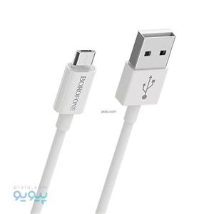 کابل تبدیل USB به microUSB بروفون مدل BX22 Borofone BX22 MicroUSB