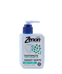 خمیر دندان سفیدکننده پمپی زنون Zenon مدل Smart White حجم 230 میلی‌لیتر