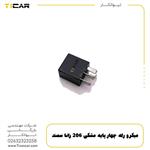 میکرو رله چهار پایه مشکی پژو 206 و رانا و سمند برند تیوانکار t1car