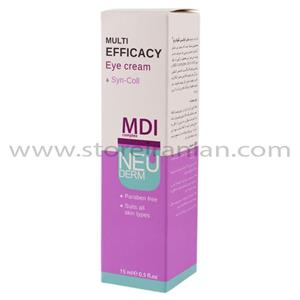 کرم دور چشم مدل Multi Efficacy حجم 15 میلی لیتر نئودرم 
