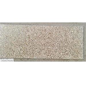 موزاییک واش بتن کرم خالی ساب خورده افشار به ابعاد 70*30