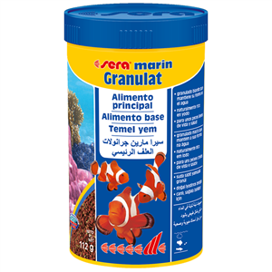 لوازم اکواریوم فروشگاه اوجیلال EVCILAL Sera Marin Granulat Marine Aquarium Granular Food 250 میلی لیتر 116 گرم کدمحصول 386796 