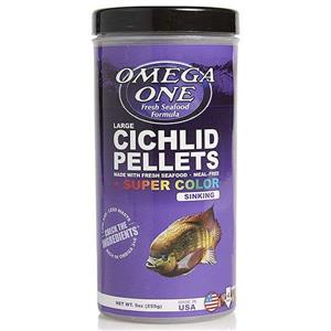 لوازم اکواریوم فروشگاه اوجیلال EVCILAL Omega One Super Color Cichlid Large Pletlets Fish Dish 490 ml 231 gr. کدمحصول 393519 