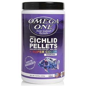 لوازم آکواریوم فروشگاه اوجیلال ( EVCILAL ) Omega One Super Color Cichlid Pellets Small Cichlid Food 1000 ml / 460 گرم. – کدمحصول 393501 