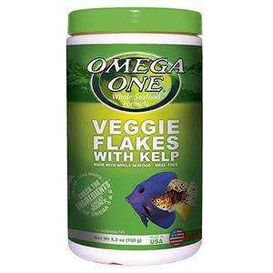لوازم اکواریوم فروشگاه اوجیلال EVCILAL Omega One Super Veggie Kelp Flakes Fish 2500 ml 336 gr کدمحصول 402587 