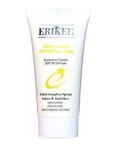 کرم ضد آفتاب فاقد چربی SPF 50 اریکه - بی رنگ Erikeh Oil Free Sunscreen Cream SPF 50