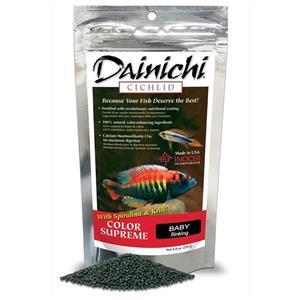 لوازم آکواریوم فروشگاه اوجیلال ( EVCILAL ) Dainichi Cichlid Color Supreme Baby 2.5 کیلوگرم – کدمحصول 391411