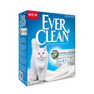 لوازم گربه فروشگاه اوجیلال ( EVCILAL ) Ever Clean Total Cover Cat Litter 6 L – کدمحصول 379720 