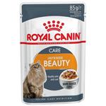 لوازم گربه فروشگاه اوجیلال ( EVCILAL ) Royal Canin Intense Beauty Gravy Adult Cat Fresh غذای تازه 85 گرم – کدمحصول 391192