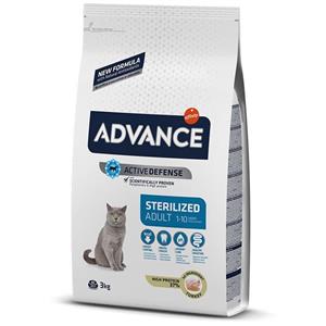 لوازم گربه فروشگاه اوجیلال EVCILAL Advance Sterilized Turkey Cat 3 Kg کدمحصول 373028 