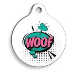 لوازم سگ فروشگاه اوجیلال ( EVCILAL ) Tag Pet Art Woof Balloon Round Dog Tag – کدمحصول 385828