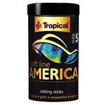 لوازم آکواریوم فروشگاه اوجیلال ( EVCILAL ) Tropical Soft Line America Sticks Size S 250ml 140g – کدمحصول 406187