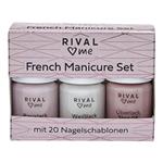 آرایش ناخن  روسمن ( rossmann ) ست مانیکور لاک ناخن rival loves me + 20 قالب 12 میلی لیتر – کدمحصول 226233