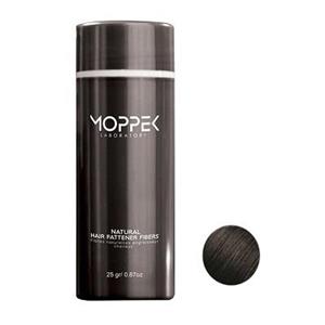 پودر پرپشت کننده موپک مدل Black مقدار 25 گرم Moppek Black Hair Fattener Fiber25g