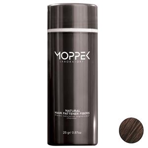پودر پرپشت کننده موپک مدل Dark Brown مقدار 25 گرم Moppek Dark Brown Hair Fattener Fiber25g