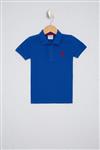تی شرت پسرانه برند پولو ( US POLO ASAN ) مدل تی شرت یقه ای Sax Blue Polo Basic – کدمحصول 319286