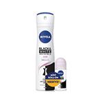 خوشبو کننده فروشگاه روسمن ( ROSSMANN ) رول مشکی و سفید شفاف Nivea Black & White رول در 2 بسته – کدمحصول 179265