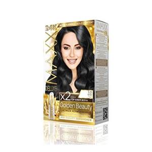 رنگ مو فروشگاه روسمن ( ROSSMAN ) Maxx Deluxe Golden Hair Color Black 1.0 1 عدد – کدمحصول 360749