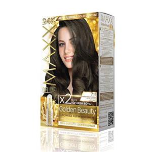 رنگ مو فروشگاه روسمن ( ROSSMAN ) Maxx Deluxe Golden Hair Color Intense Ash Ash Brown 7.11 1 عدد – کدمحصول 351775