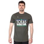 تی شرت مردانه فروشگاه اسپورتیو ( Sportive ) تی شرت بسکتبال خاکی مردانه Tofaş TKT100104-HKI-TOF – کدمحصول 278140