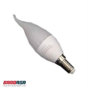 لامپ ال ای دی شمعی مات 7 وات زمان نور