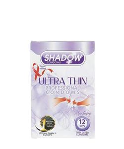 کاندوم بسیار نازک شدو Shadow مدل Ultra Thin بسته 12 عددی 