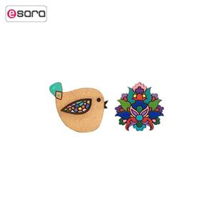 گل سینه گالری نفیس کد NG01 مجموعه دو عددی