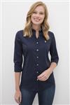 پیراهن زنانه برند پولو ( US POLO ASAN ) مدل پیراهن آبی دریایی Uzunkol Basic – کدمحصول 368480