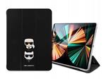 کیف چرمی آیپد پرو 11 اینچ طرح کارل و گربه CG Mobile iPad Pro 11 2020/2021 Cat Karl Lagerfeld Leather Case