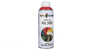 اسپری رنگ قرمز دوپلی کالر مدل RAL 3020 حجم 400 میلی لیتر Dupli Color RAL 3020 Traffic Red Paint Spray 400ml