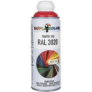 اسپری رنگ قرمز دوپلی کالر مدل RAL 3020 حجم 400 میلی لیتر Dupli Color RAL 3020 Traffic Red Paint Spray 400ml