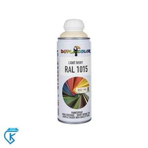 اسپری رنگ استخونی دوپلی کالر مدل RAL 1015 حجم 400 میلی لیتر Dupli Color RAL 1015 Light Ivory Paint Spray 400ml