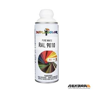 اسپری رنگ سفید دوپلی کالر مدل RAL 9010 حجم 400 میلی لیتر