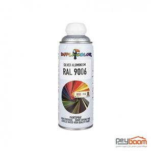 اسپری رنگ نقره ای دوپلی کالر مدل RAL 9006 حجم 400 میلی لیتر Dupli Color RAL 9006 Silver Aluminium Paint Spray 400ml