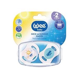 لوازم تغذیه کودک فروشگاه روسمن ROSSMANN پستانک Wee Baby روز و شب شماره 2 (ظرف ذخیره سازی با هدیه) عدد کدمحصول 237059 