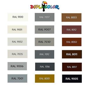 اسپری رنگ خاکستری دوپلی کالر مدل RAL 7012 حجم 400 میلی لیتر