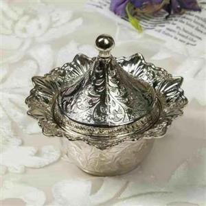 قندان خرم نقره ای زارا