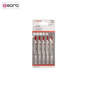 تیغه عمود بر بوش مدل T102H بسته 5 عددی Bosch T102H Jigsaw Blade Pack of 5