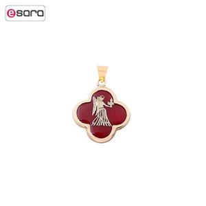 آویز گردنبند طلا مرجان مدل 008 Marjan 008 Gold Necklace Pendant Plaque