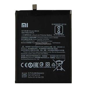 باتری اورجینال شیائومی Mi A2 مدل BN36 ظرفیت 2910 میلی آمپر ساعت Xiaomi Redmi Note 6 Pro Battery BN48 4000mAh