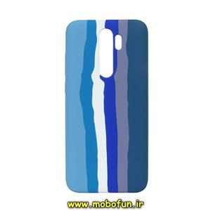 قاب گوشی Redmi Note 8 Pro شیائومی سیلیکونی اورجینال رنگین کمانی آبرنگی پاک کنی درجه یک زیربسته کد 336