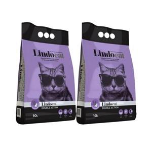 لوازم گربه برند زوو ( ZOO ) Lindo Cat Lavender معطر بستر گربه ریز دانه ریز 10 lt x 2 عدد – کدمحصول 163354