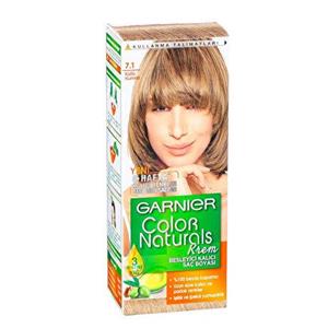 رنگ مو فروشگاه روسمن ( ROSSMAN ) رنگ مو Garnier Color Naturals شماره مو: 7.1 قهوه ای خاکستری 1 عدد – کدمحصول 135551