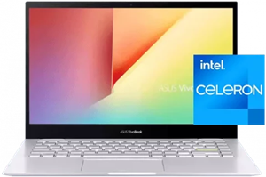 لپ تاپ 14 اینچی ایسوس مدل TP1401KA Celeron N4500 4GB 256SSD Intel Asus VivoBook 