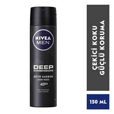 اسپری مردانه دیپ بلک کربن نیوآ Deep Black Carbon NIVEA