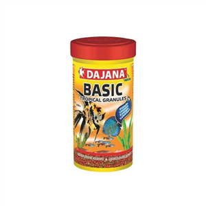 لوازم اکواریوم برند زوو ZOO Dajana Basic Tropical Granules 100 ml 55 gr کدمحصول 128482 