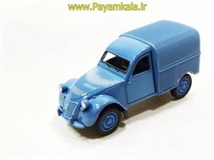 ماشین فلزی سیتروئن CITROEN 2CV FOURGONNETTE BY WELLY ابی 