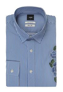 پیراهن مردانه برند دامات تویین ( DAMATTWEEN ) مدل پیراهن راه راه Tween Slim Fit Sax آبی – کدمحصول 105554