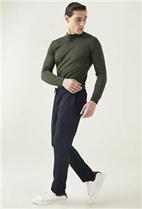 شلوار مردانه برند دامات تویین ( DAMATTWEEN ) مدل شلوار جوراب بافتنی Tween Slim Fit Navy Blue – کدمحصول 123199